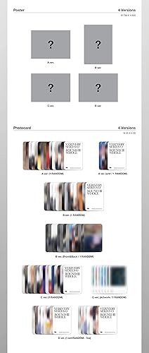 Miniatura 6 de VERIVERY - VERIVERY SERIES 'O' ROUND 3 ENTERO Set completo ver. (El 1er álbum) 4 álbumes+eBook BolsVos K-POP (21p),3EA BolsVos Stickers para