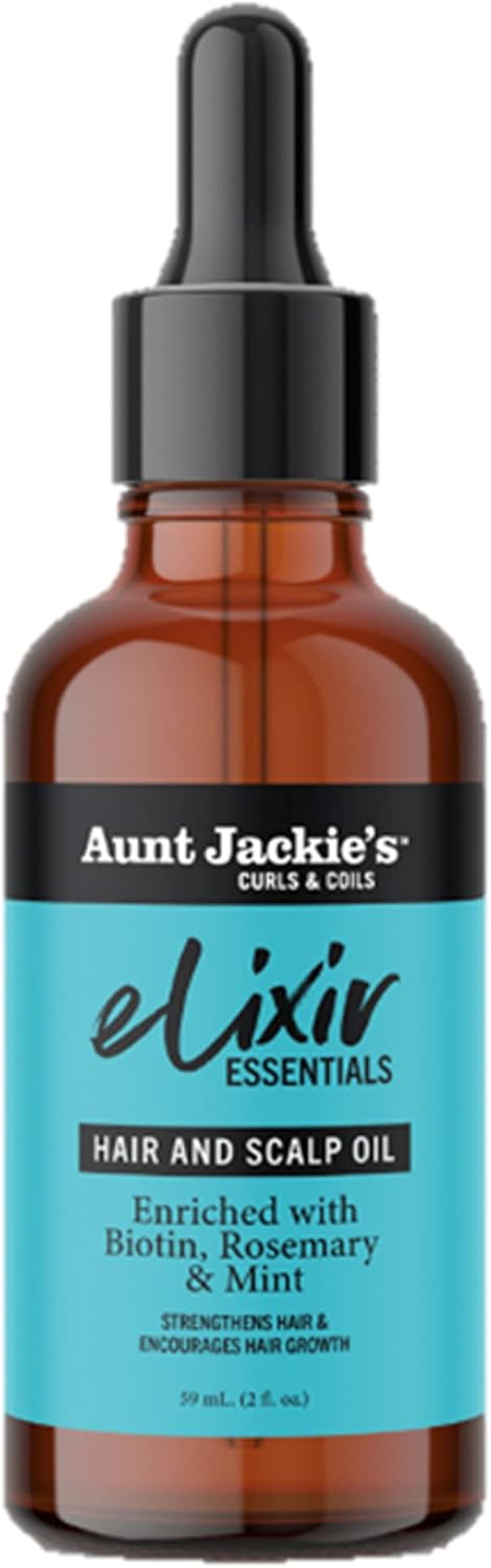 Aunt Jackie’s Elixir Biotin & Rosemary Mint Hair & Scalp Oil 59ml