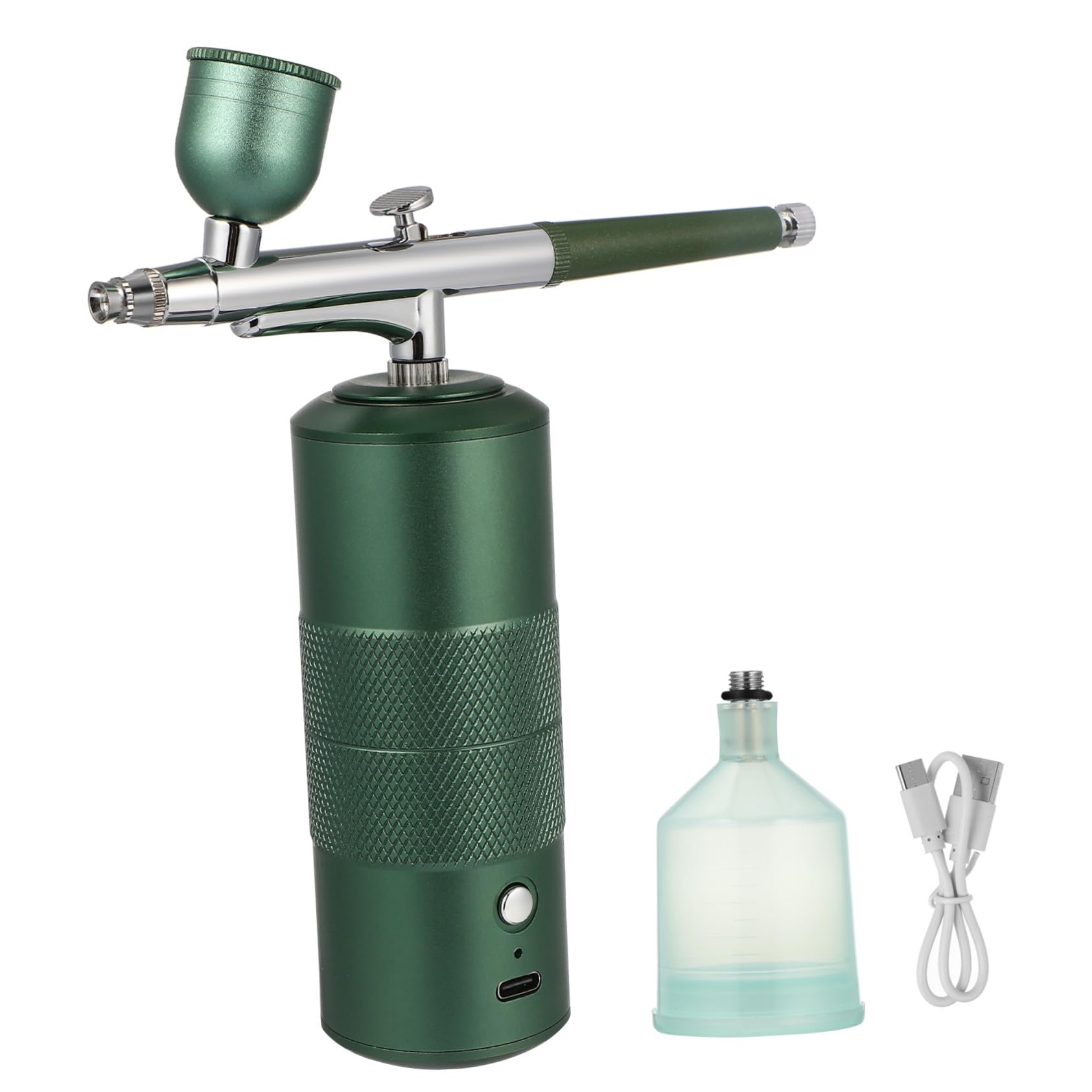 Mini compresseur multifonction sans fil vert pour réussir vos détails de nail art
