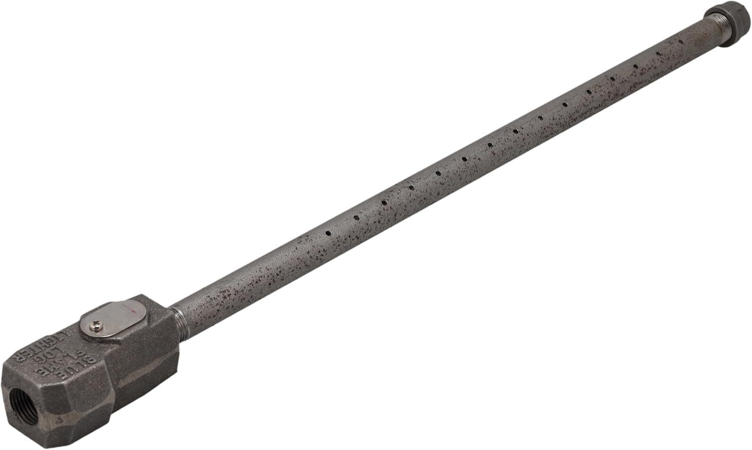 Supplying Demand LLA-NG46-165 Fireplace Fire Pit | Log Lighter-Natural Gas, Orifice Hole Size #46 Includes Air Shutter and Screw-Assembled w/16.5" Ported 3/8 NPT Pipe and 3/8 NPTF Pipe Cap