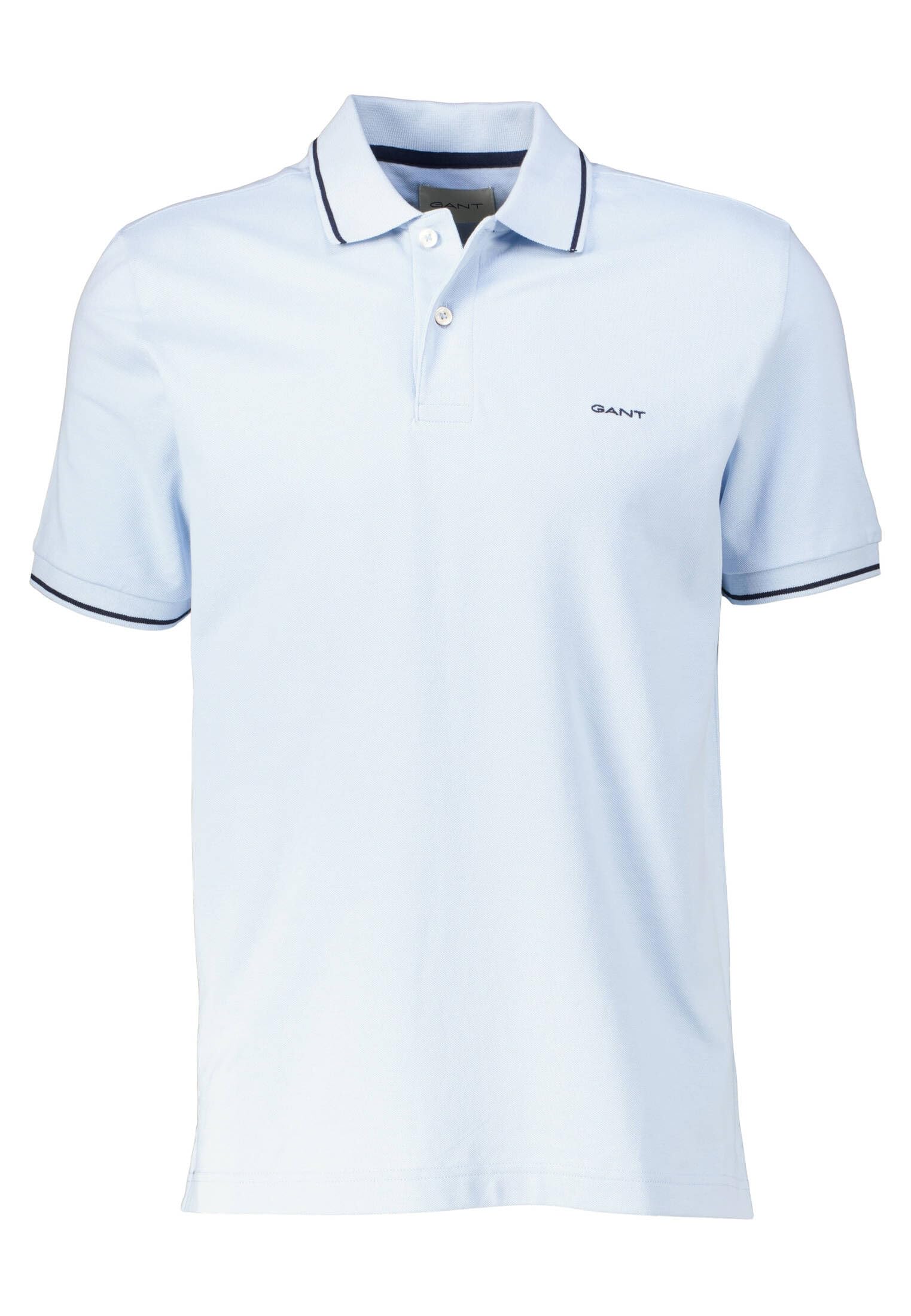 GANT Herren Poloshirt - MD. Summer Pique SS Rugger, Halbarm, Knopfleiste