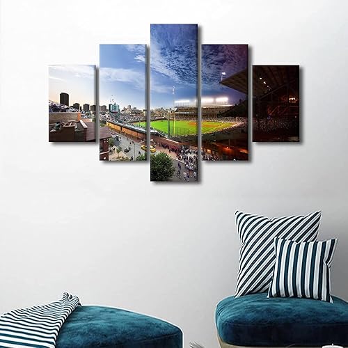 Miniatura 302 de Decoración de pared, lienzo para estadio deportivo de Estados Unidos, arte de pared moderno Fenway Park en Boston, arte de pared para oficina, sala