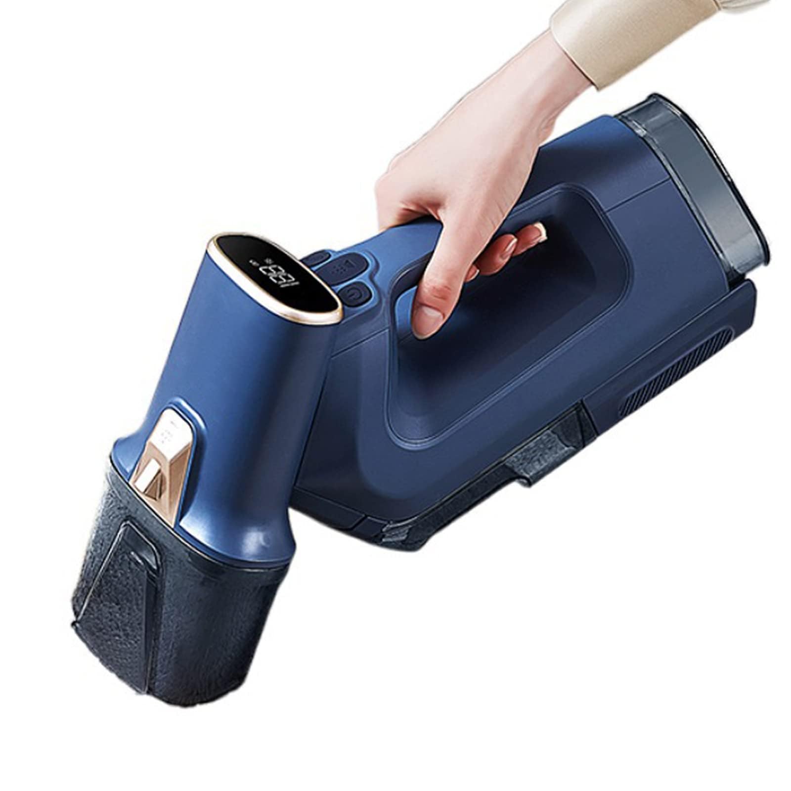 Aspirateur à main sans fil 8500Pa – 2 kg – Laveuse légère pour tapis humide et sec avec cycle d'eau vive, 71 dB silencieux pour nettoyage de sièges de voiture, canapé, rideaux
