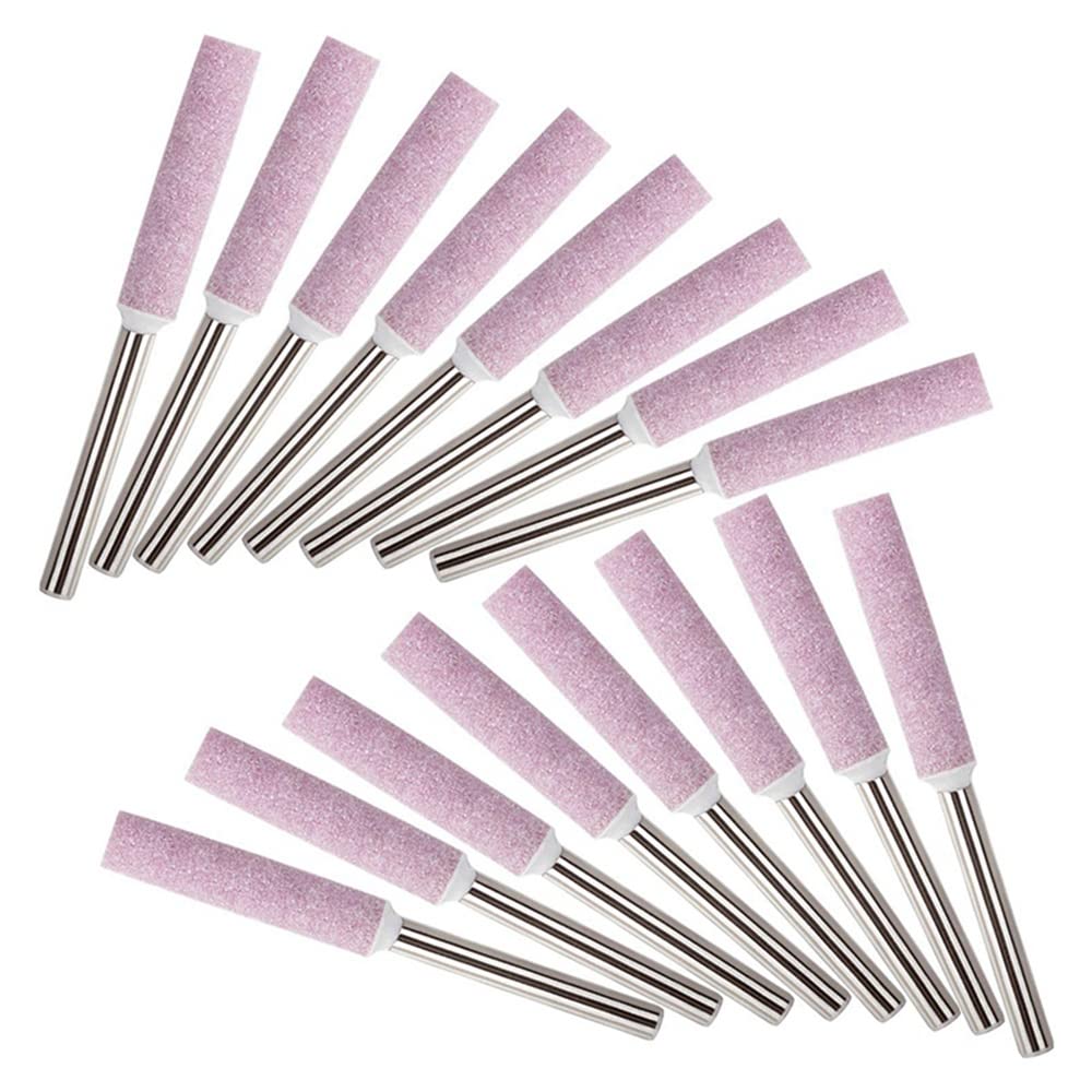 Confezione da 24 pietre affilatrici per motosega, lucidatura e affilatura per motosega, 3 x 4,8 mm