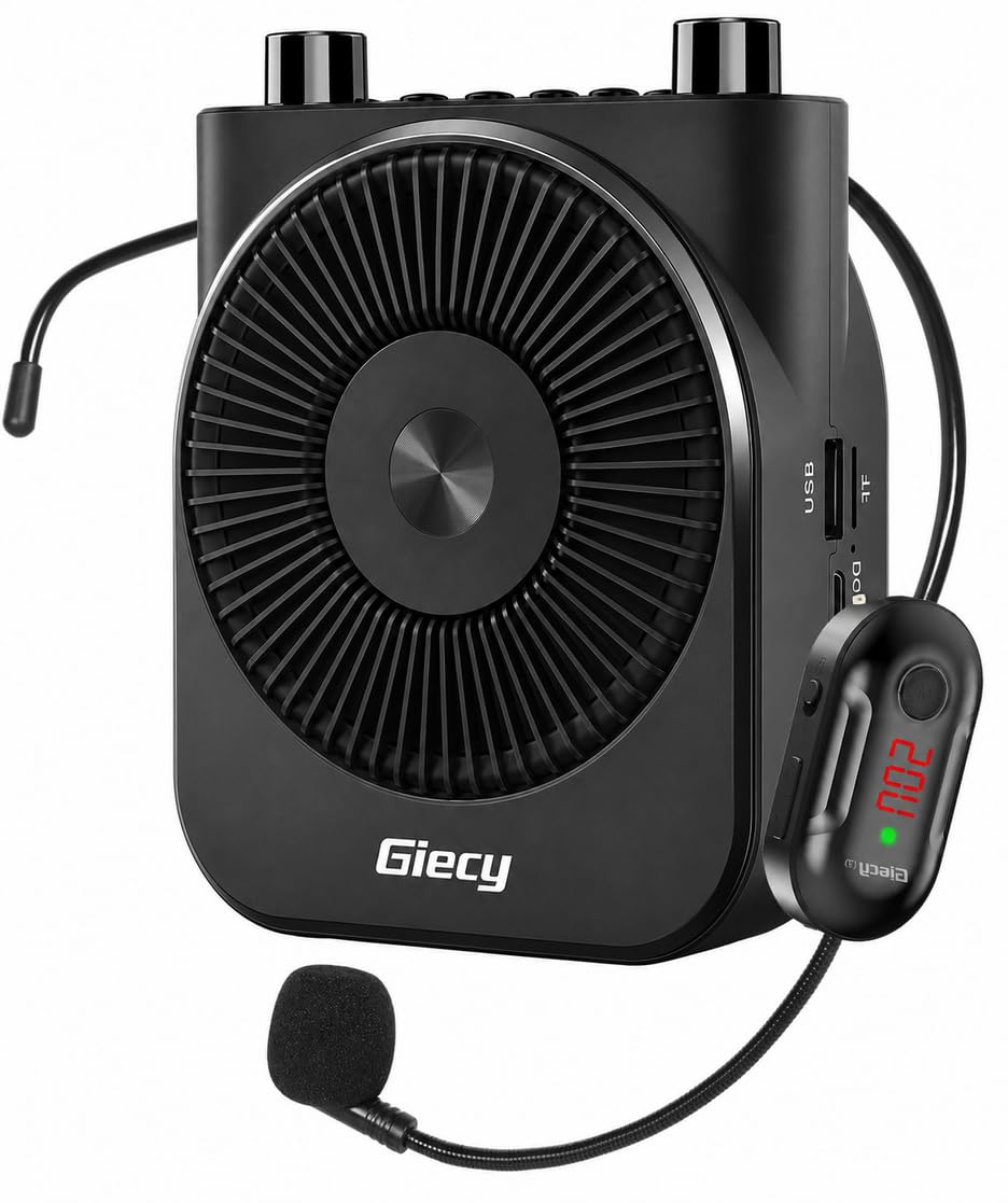 Amplificateur de Voix Portable avec Micro UHF sans Fil