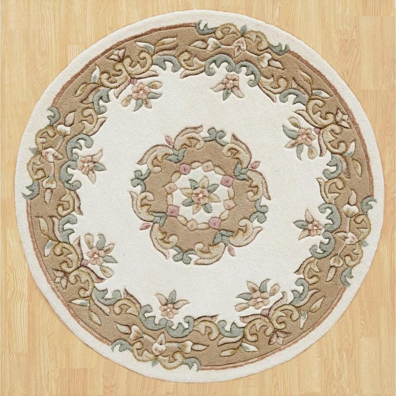Image of OLEFIN Handmade Thick Woolen Anti Slip Carpet and Rugs for Living Room Bedroom Hall Dinning Room Kids Room