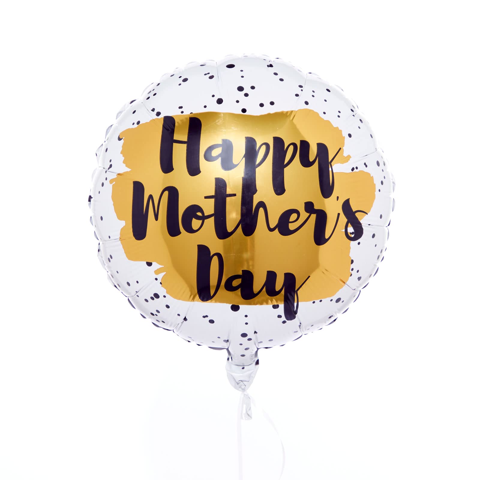 Amscan 9916013 - Happy Mother's Day Gold Spot Round Foil Balloon - 18"