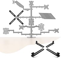 Vista 1 de Pholiten Kit de Adaptador de Soporte de Brazo de Monitor de Montaje VESA para Pantalla de 13 a 27 Pulgadas, 75mm o 100mm VESA