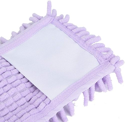 Miniatura 2 de Alvinlite Cabezales de repuesto de fregona de fibra, almohadillas de fregona reutilizables, cabezales de repuesto planos de tela para el hogar y la