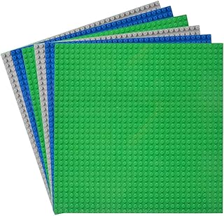 Classic Baseplates Building Base Plates for Building Bricks 100% Compatible with Major Brands-Baseplates 10