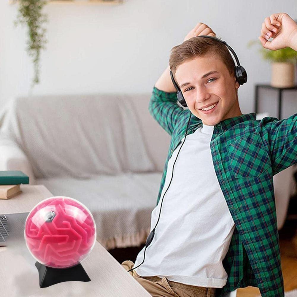 Soporte para balones de fútbol, rugby, voleibol, baloncesto, béisbol, golf, tenis y softbol – Negro – Plástico