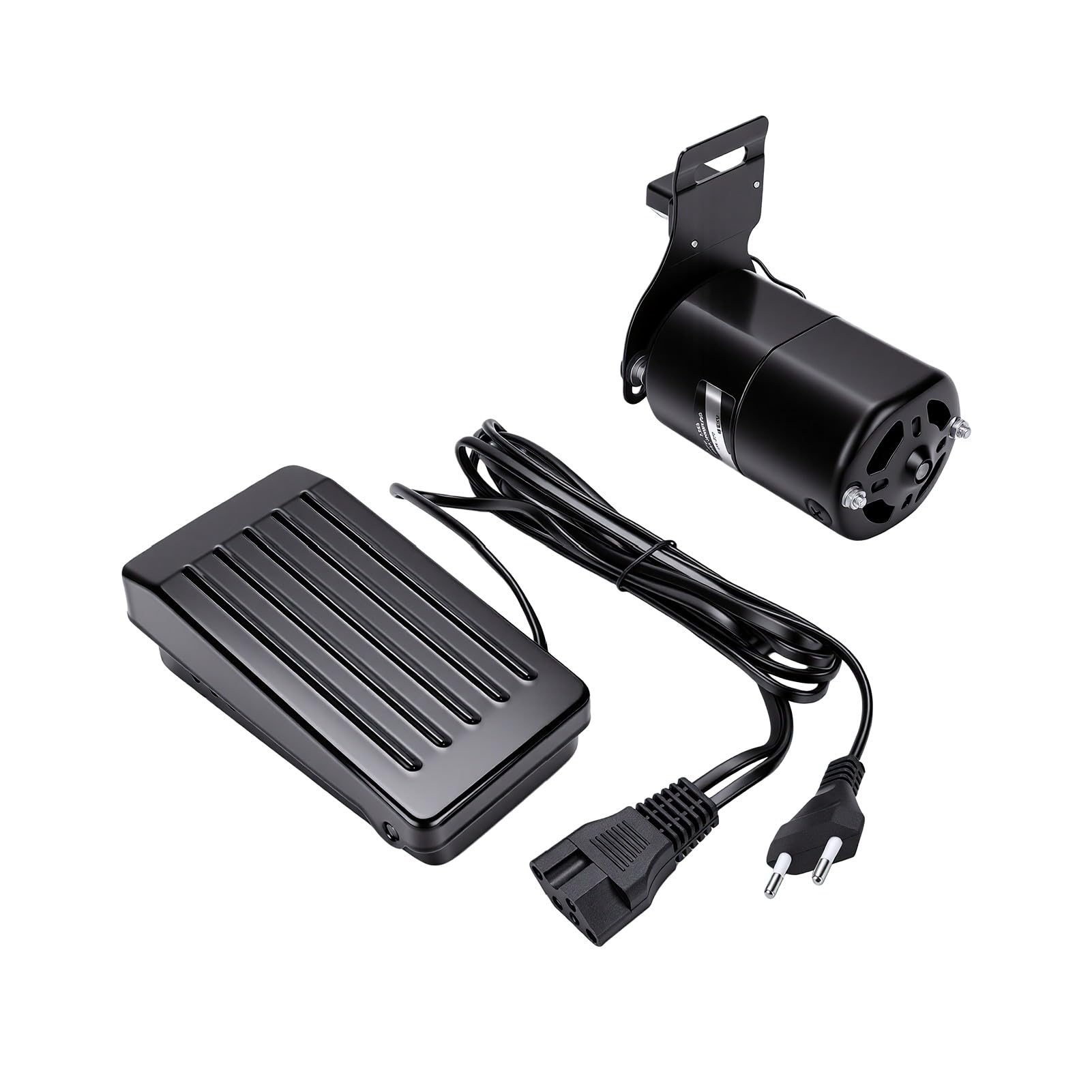 Annadue Motor para Maquina de Coser 250W, 12000 RPM, con Pedal, para Uso | Kit de motor de alta velocidad para máquinas antiguas, repuesto resistente con control de velocidad variable