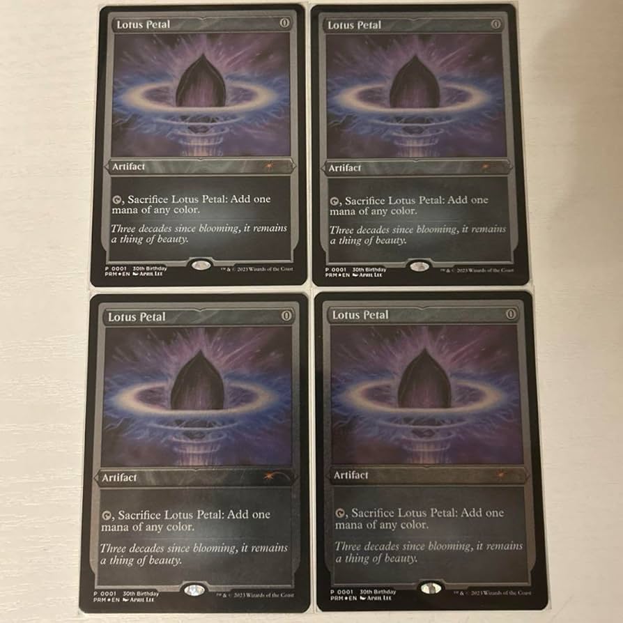 MTG睡蓮の花びら　プロモ　30year　Foil 英語版 送料無料 水蓮の花びら [TMP] 【BIGWEB | MTG】日本最大級の激安カード