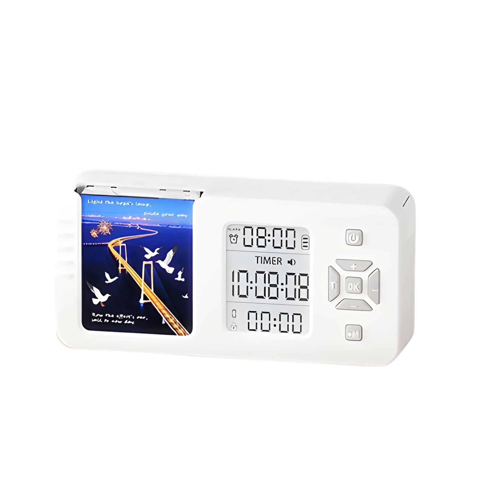 Hsioluted Advanced Wake Up Clock with Soft Mechanism and Modern Design for Better Sleep Schedule Friendly Clock