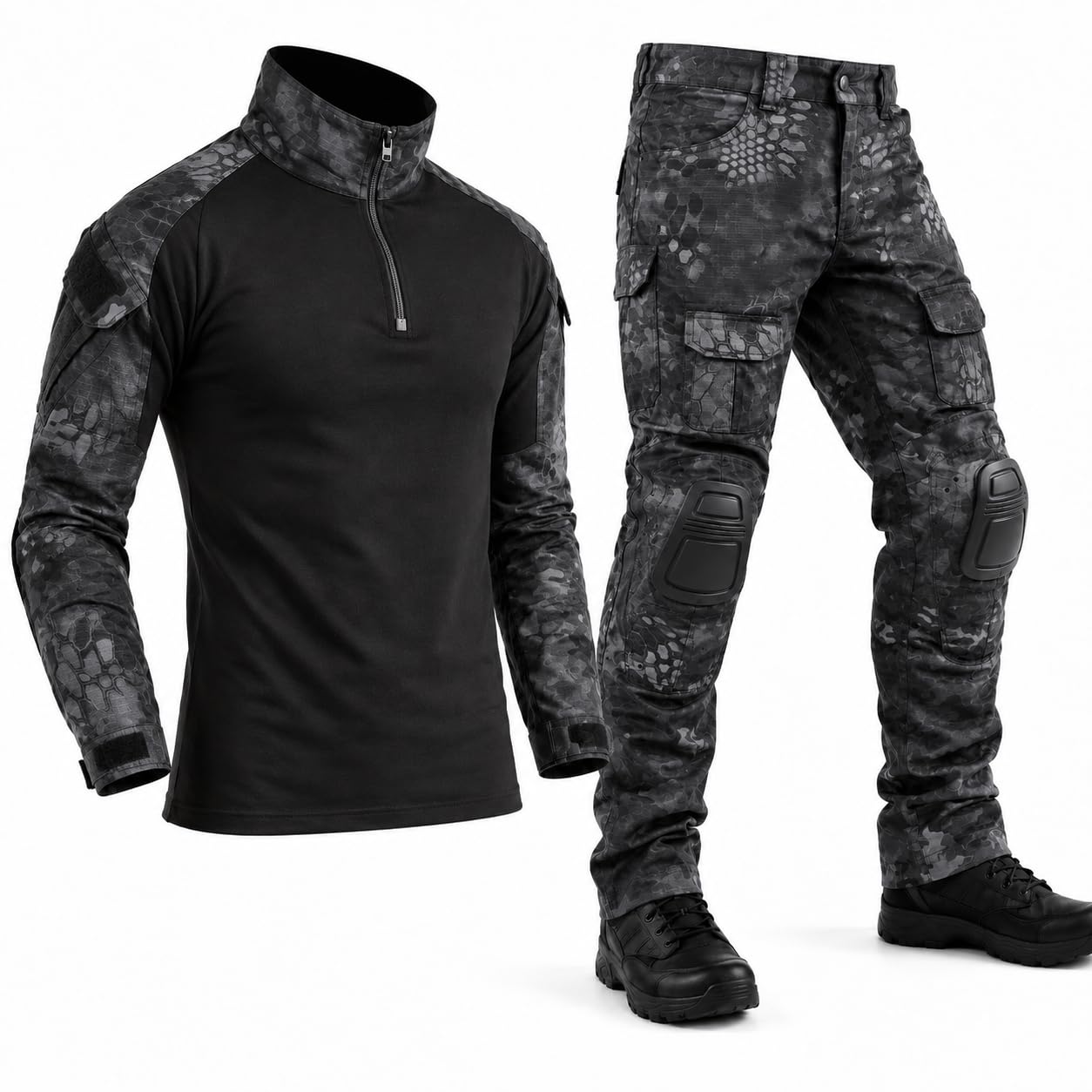Amazon.co.jp: [HEAT VOICE] サバゲー 服 迷彩服 上下セット 装備 bdu