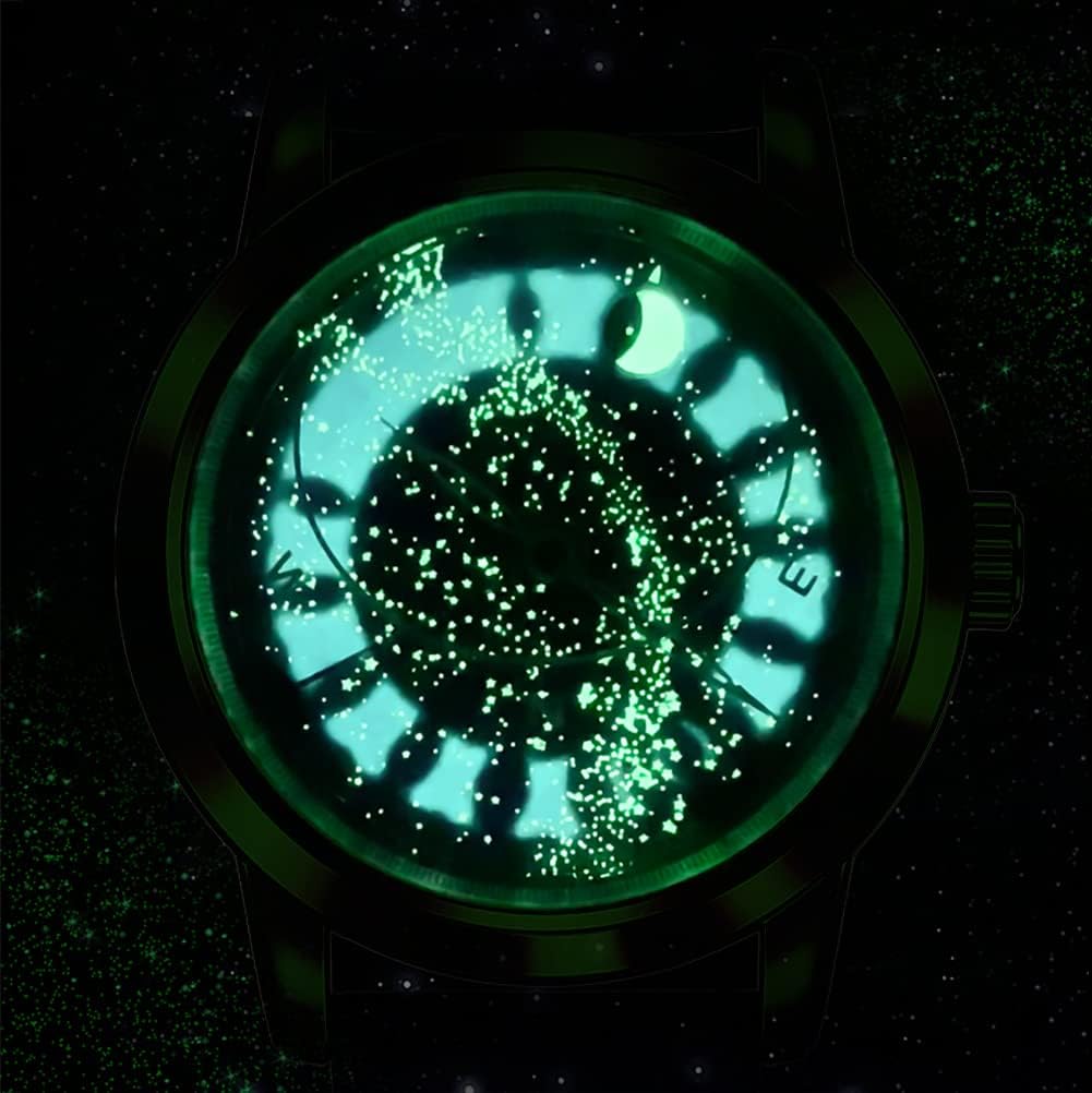 OLEVS Gold Skeleton Men's Automatic Mechanical Watches self Winding Luxury Dress Shiny Diamond Stainless Steel Waterproof Luminous Wrist Watches