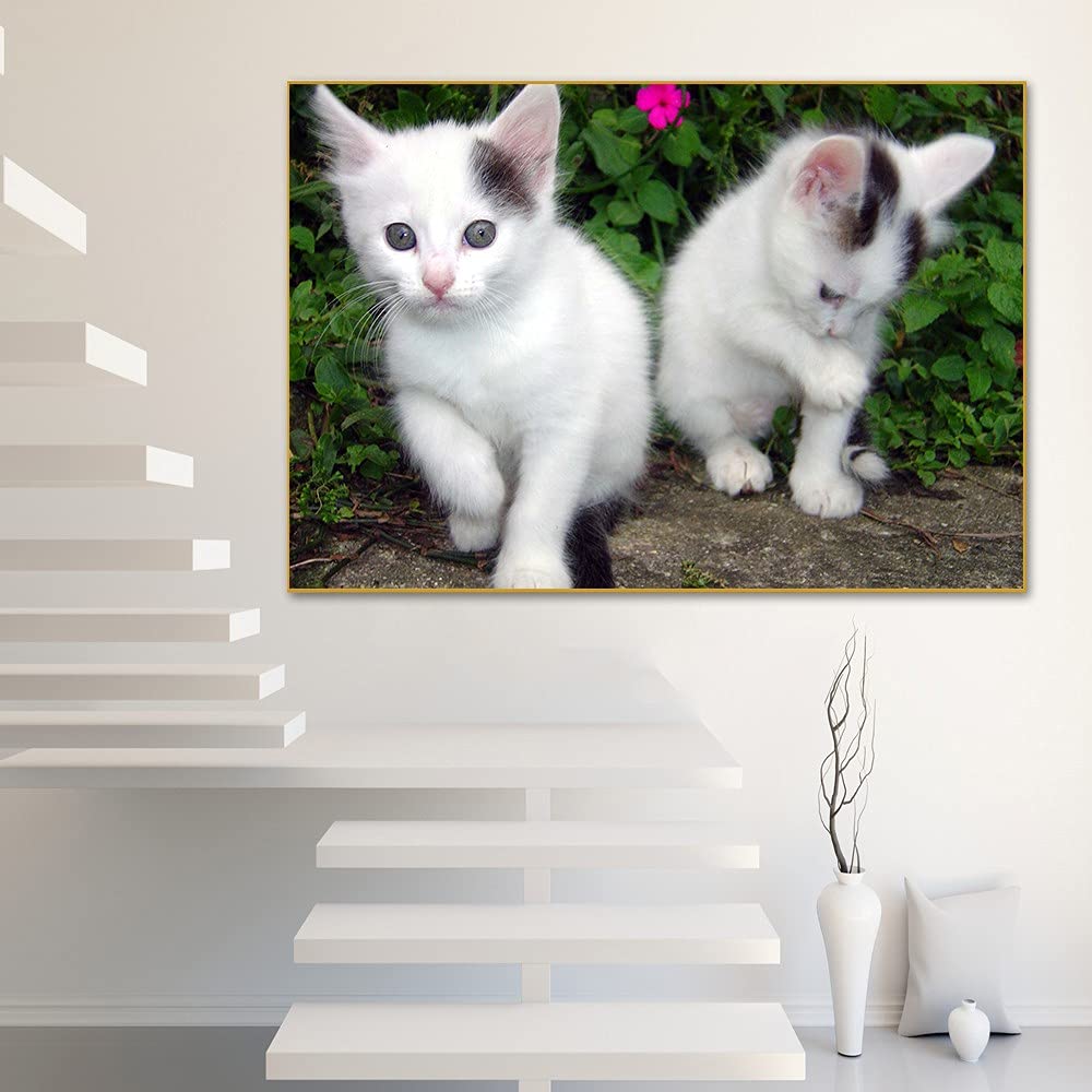 Point de croix broderie chatons strass scintillants grand format
