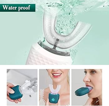 Brosse à Dents à Ultrasons, Brosse à Dents électrique, Brosse à Dents  Ultrasonique Automatique à 360 °, Instrument de Blanchiment des Dents à  Froid ...