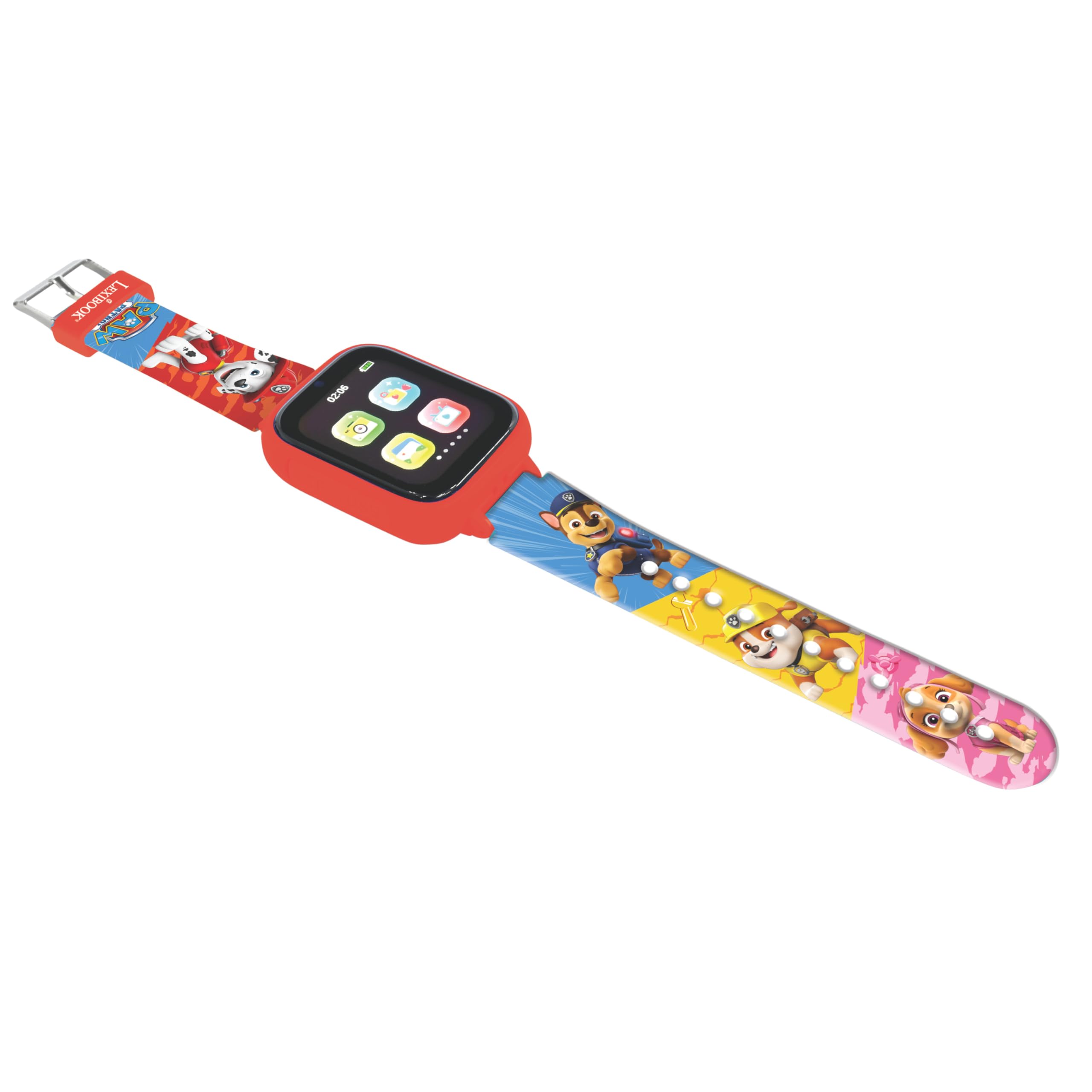 Lexibook, Montre avec Appareil Photo Selfie, écran Tactile HD, caméra 720p, MP3, Haut‑Parleur, dictaphone, podomètre et 5 Jeux, Disponible en Plusieurs Personnages et Couleurs, DMW070‑Series