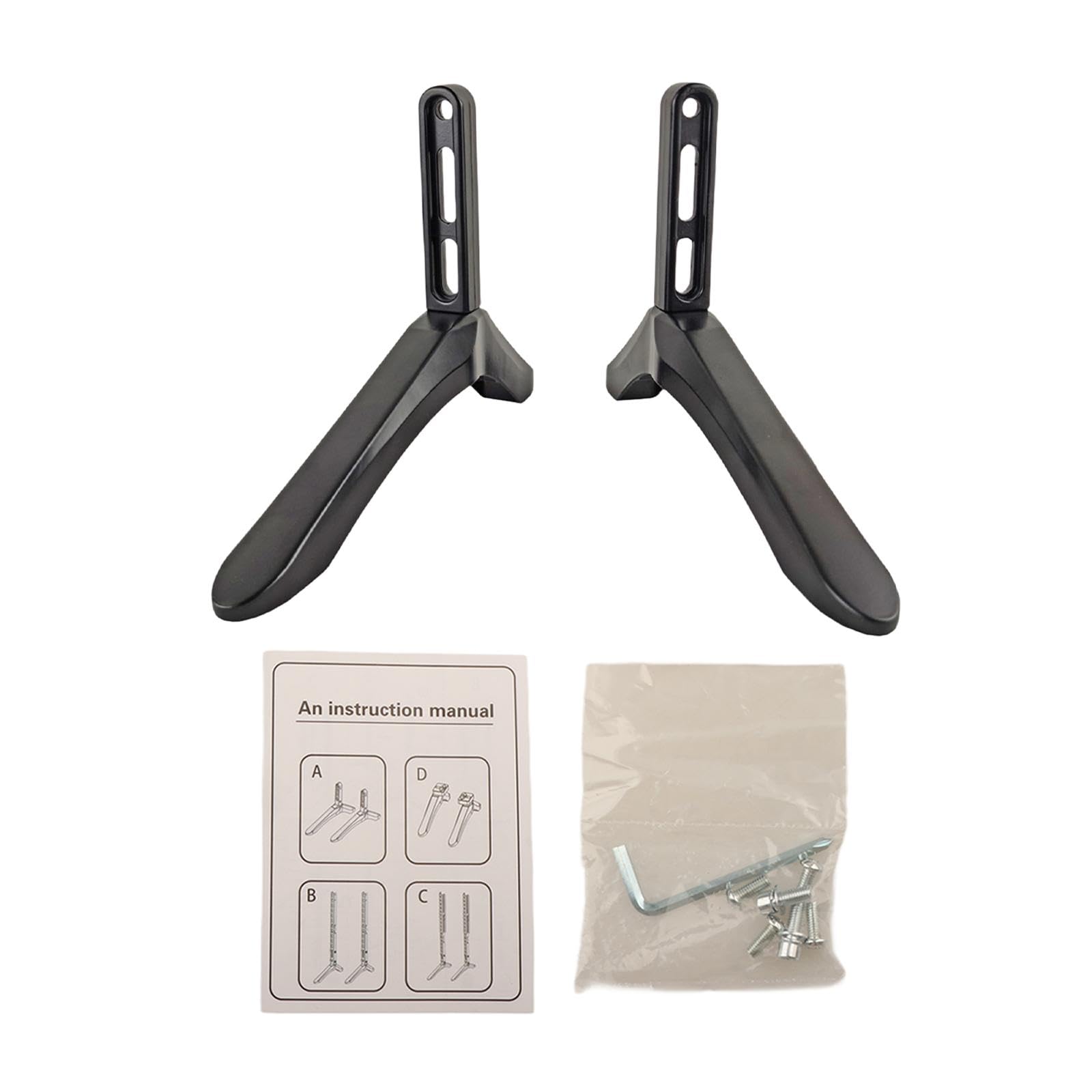 CALANDIS 2Pcs Table Top TV Stand Base for Most TVs Anti Slip Angle Adjustable TV Legs | TV Mounts & Brackets | TV Video & Audio Accessories