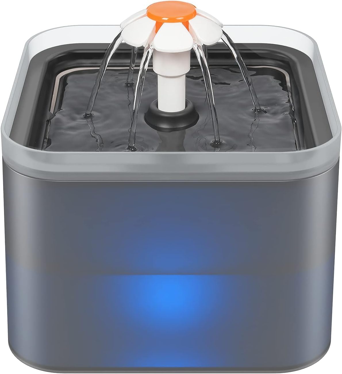 Veroflame Cat Water Fountain, Ultra Quiet Cat Fountain with LED Light, 2L Capacity Pet Water Fountain with Filter, Automatic Drinking Water Dispenser for Cats and Dogs, (B0DBF44VLQ) Amazon Price History, Amazon Price Tracker