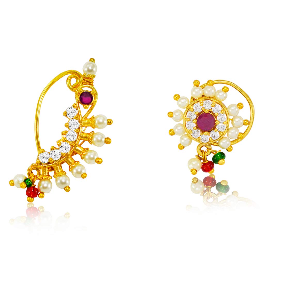 See full amazon price history chart for JEWELOPIA Maharashtrian AD Nath Combo CZ Nose Stud Pin Traditional Bridal Nath Wedding Jewelry Marathi Ad Nose Ring Without Piercing Pearl Gold Plated Clip On Press Nath For Girls (CZ Nath Combo 3) JEWELOPIA Maharashtrian AD Nath Combo CZ Nose Stud Pin Traditional Bridal Nath Wedding Jewelry Marathi Ad Nose Ring Without Piercing Pearl Gold Plated Clip On Press Nath For Girls (CZ Nath Combo 3) (B083CTHBLX) Amazon Price History, Amazon Price Tracker