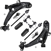 Vista 931 de Detroit Axle - Kit de suspensión frontal de 10 piezas para Dodge Avenger 2008-2014, Chrysler Sebring 2007-2010, 2 brazos de control inferiores, 2