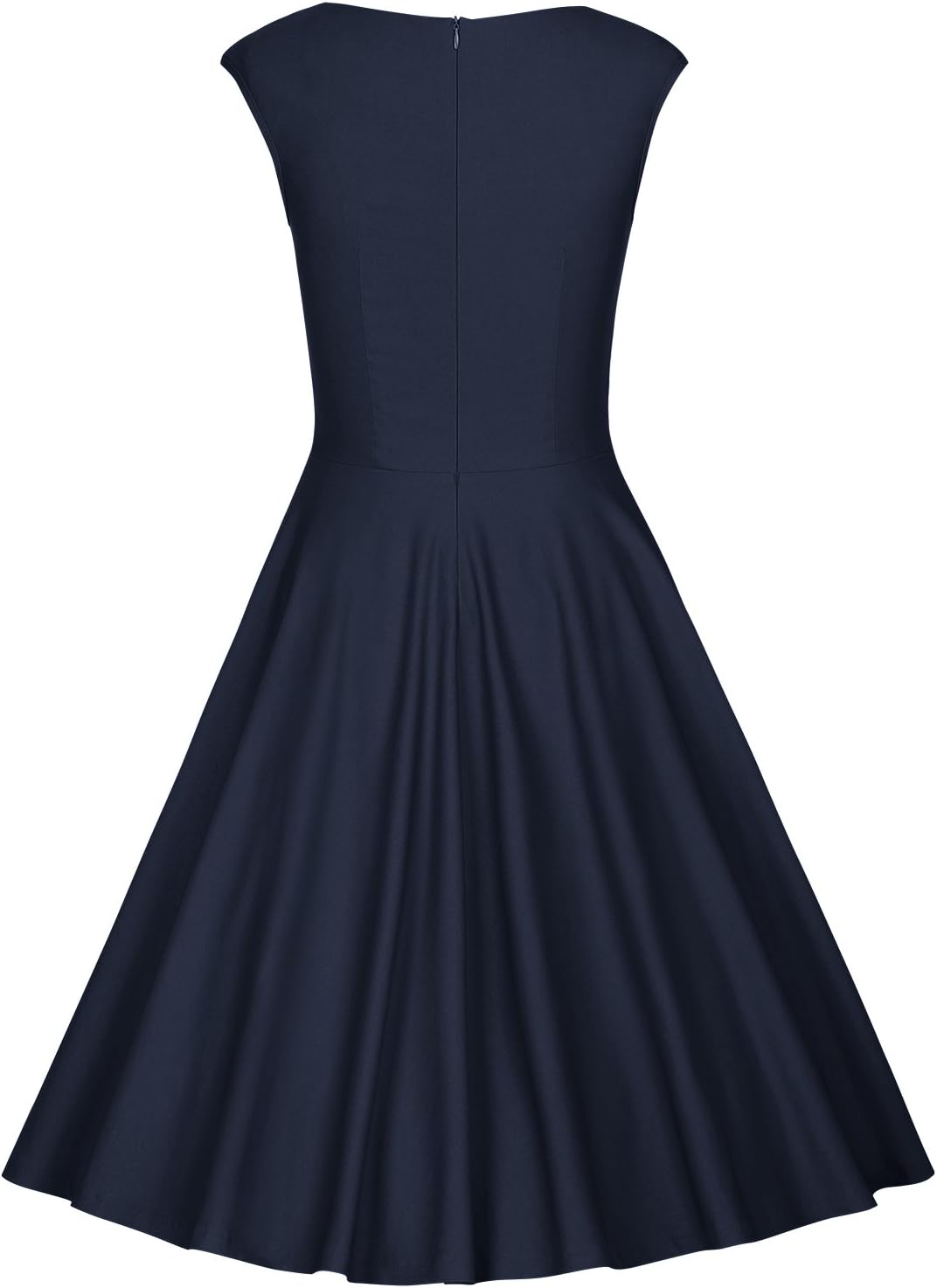 MUXXN Women's 1950s Capshoulder Vintage Wedding Retro Swing Dress - Image 8