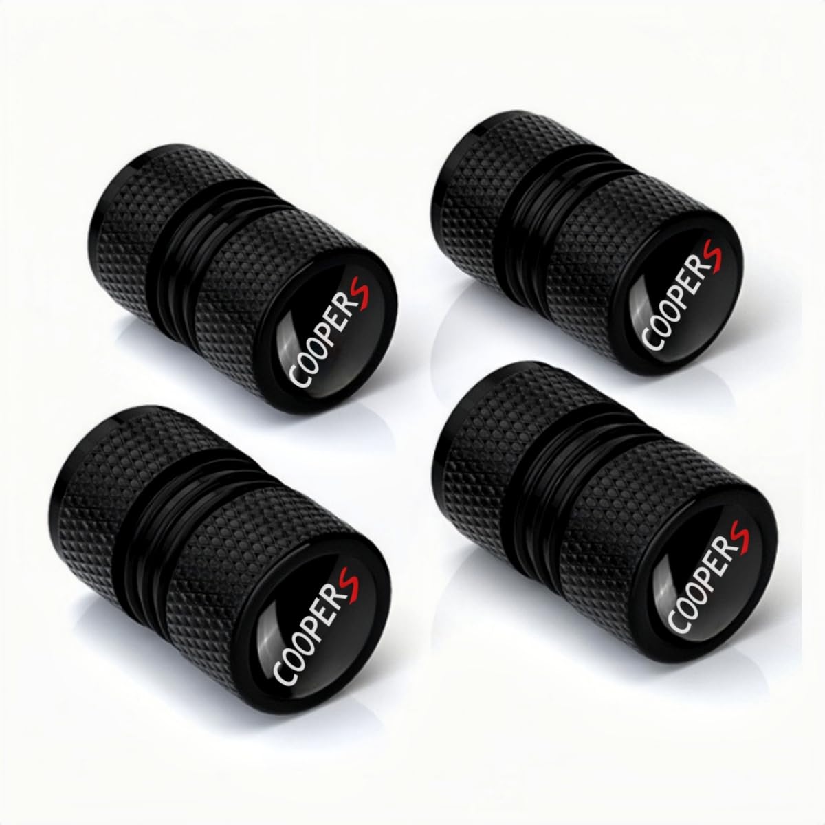 Car Wheel Tire Valve Stem Caps Fashion Tire Air Caps Cover Compatible with Mini Cooper Accessories