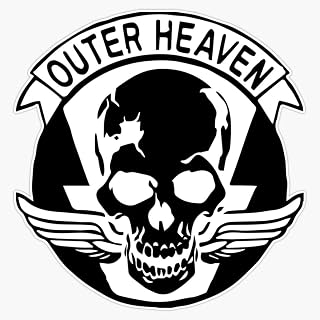 Outer Haven Logo Black Window Bumper Sticker Decal 5"
