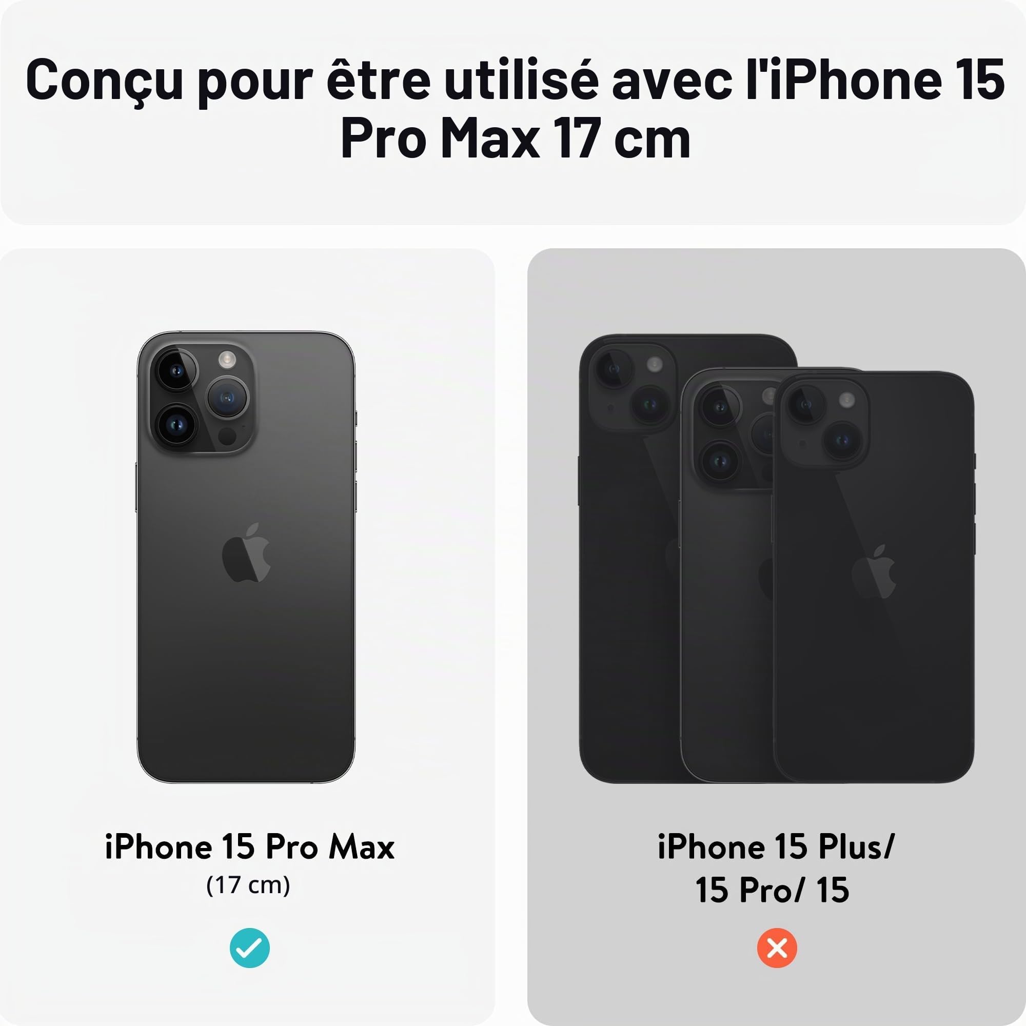 Mous pour iPhone 15 Pro Max Coque Compatible avec MagSafe, Limitless Fibre de Carbone - Antichoc