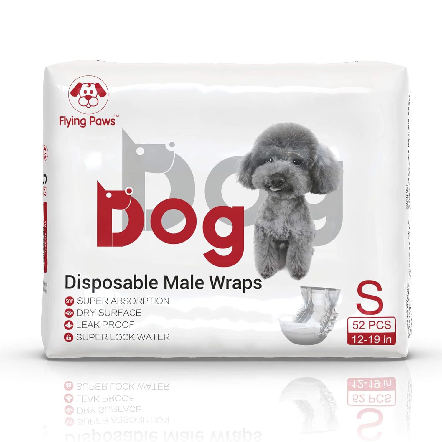 Pannolini usa e getta per cani Involucri maschili - Pannolini morbidi super assorbenti per cani maschi per problemi di marcatura di cani maschi, incontinenza urinaria