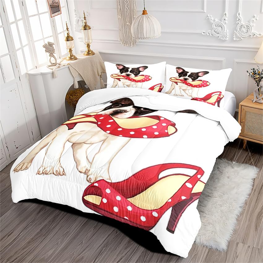 Edredon Cama 140Perro De Tacón Alto Edredon Nordico Cama 200Gsm Relleno Extra Suave– Relleno Nordico Cama De Microfibra Hipoalergénico para Todas Las Estaciones,Amigable con La Piel