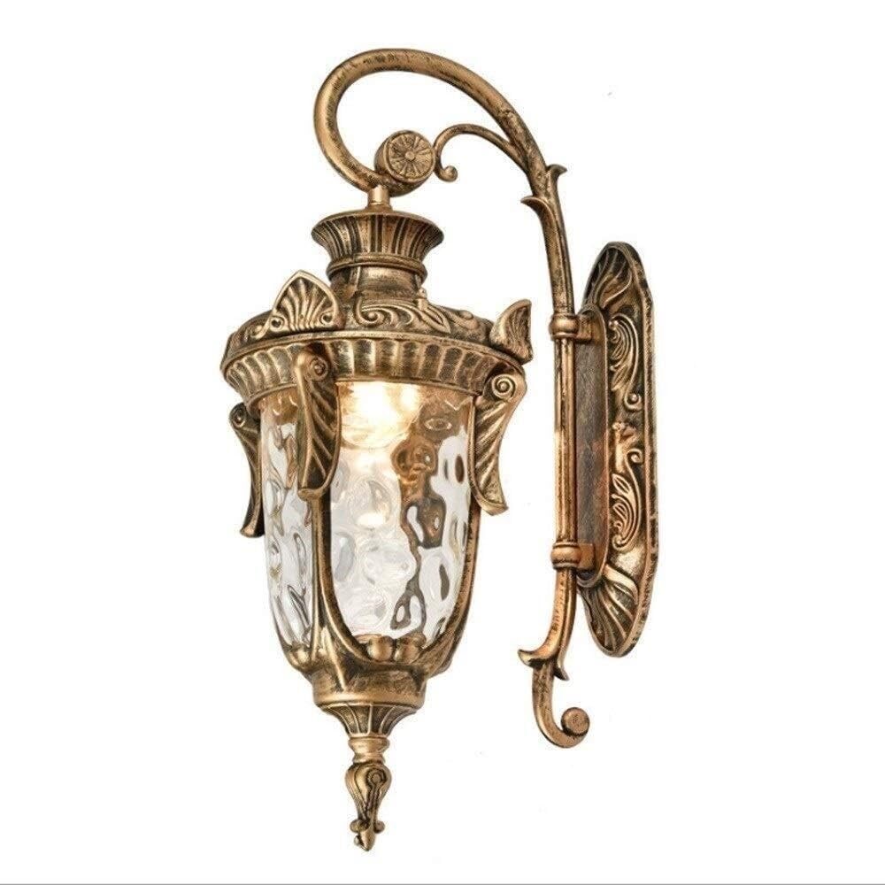 JYBNBBE Outdoor Wall Light Fixtures Exterior Lantern Waterproof Sconce Porch Lights Mount with Aluminum Frame, for, Patio, Garden, and Entrance