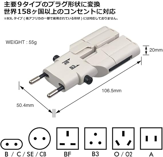 Universal Multi-Conversion Plug Cispra 2