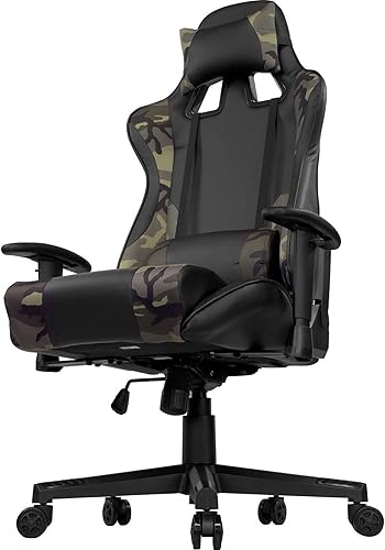 Miniatura 9 de AudioTek Silla Gamer Videojuegos Gaming Reclinable Cómoda Consolas Pc Juegos Camuflaje Excelente Calidad Premium Computadora Ergonómica