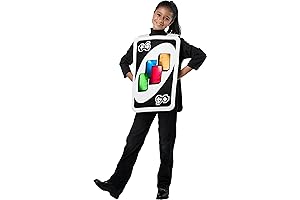 Child Uno Draw Four Card Costume