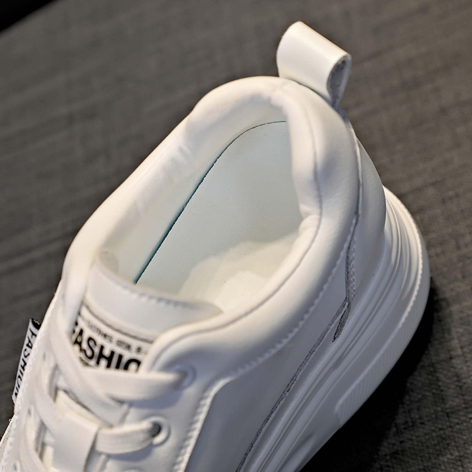 Sneakers Donna Alta Zeppa Interna Scarpe da Ginnastica in Pelle Tacco 10CM Plateau Outdoor Tennis Fitness