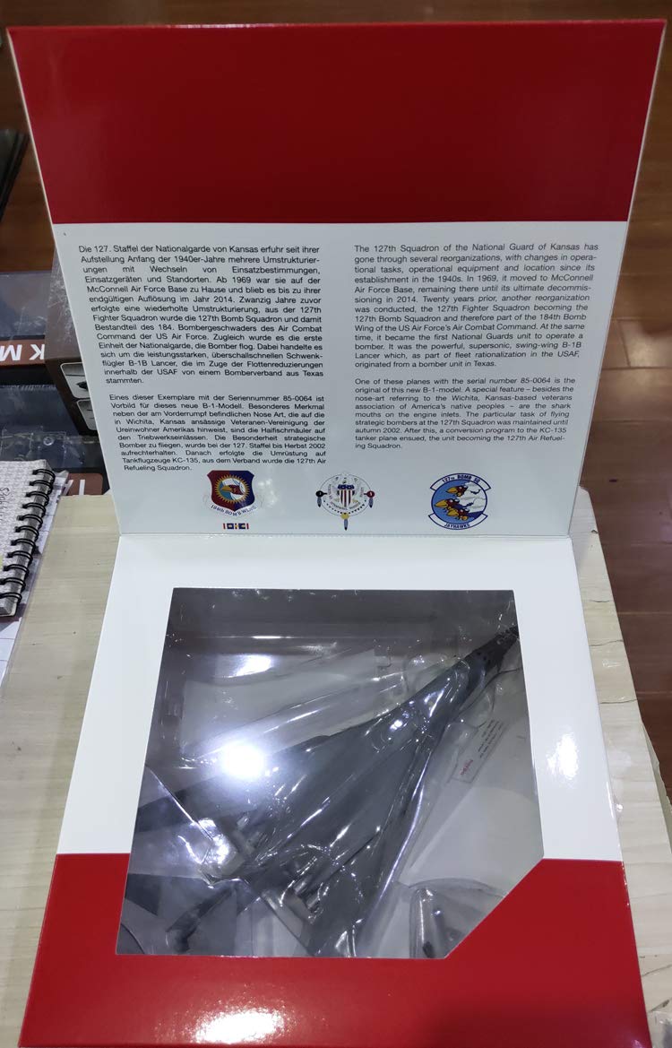 Amazon.co.jp: Herpa Wings 1/200 完成品 アメリカ USAF Rockwell B-1B