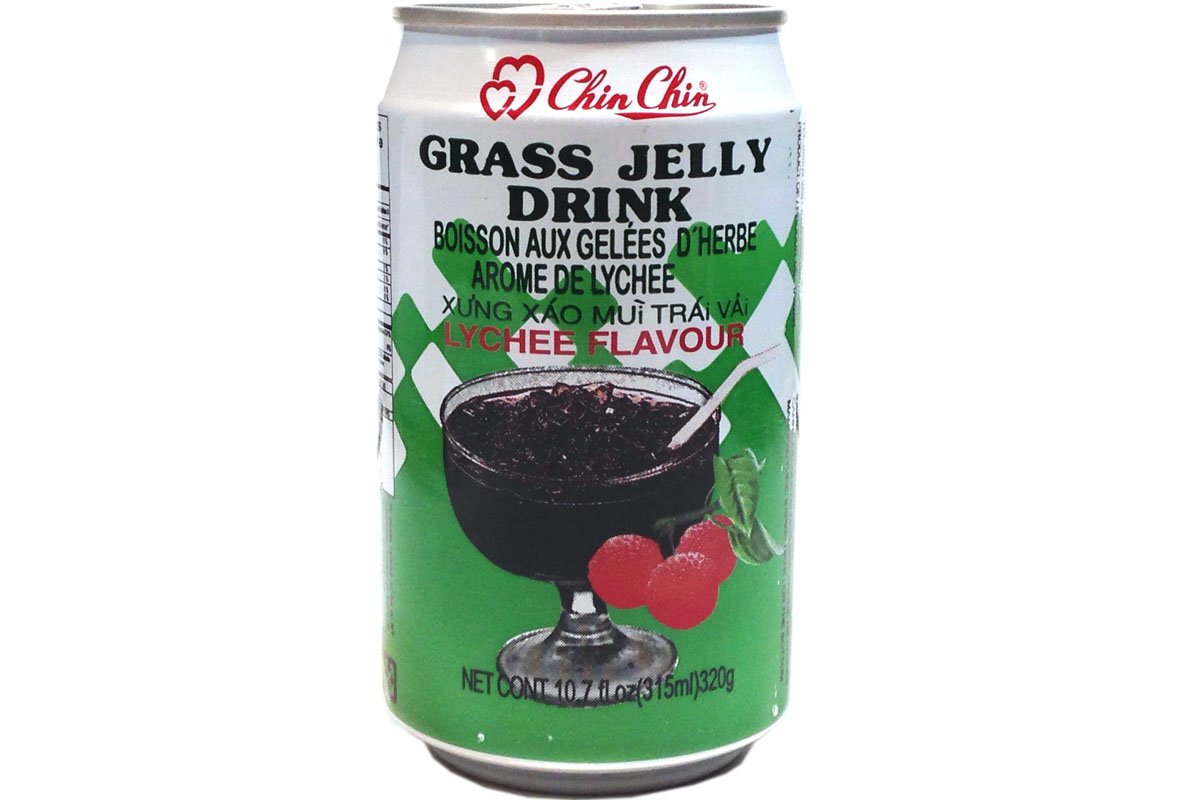 Chin Chin Grass Jelly Drink (Lychee, 3 Pack)