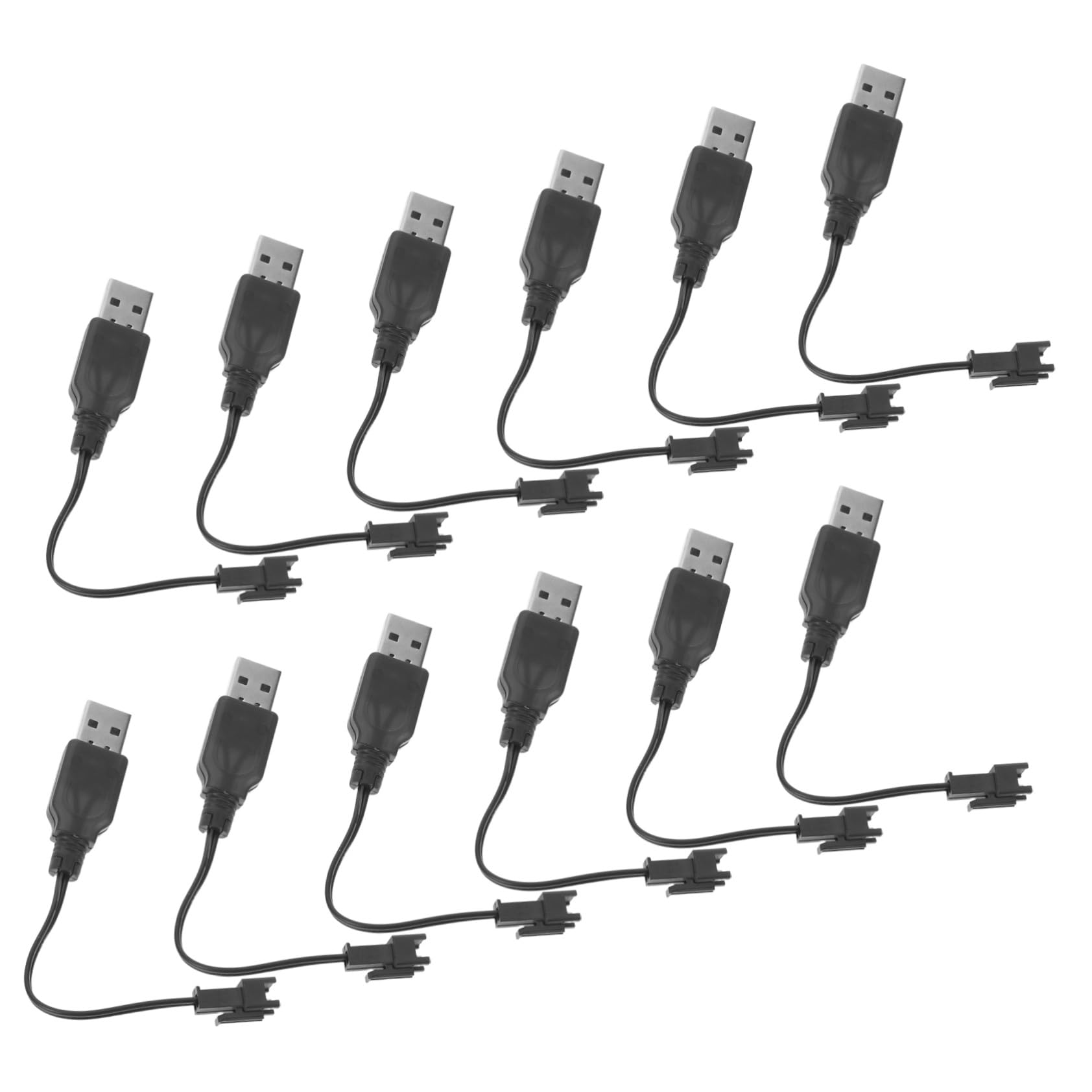 Juguetes eléctricos coches RC accesorios de carga con cables USB cortos 8