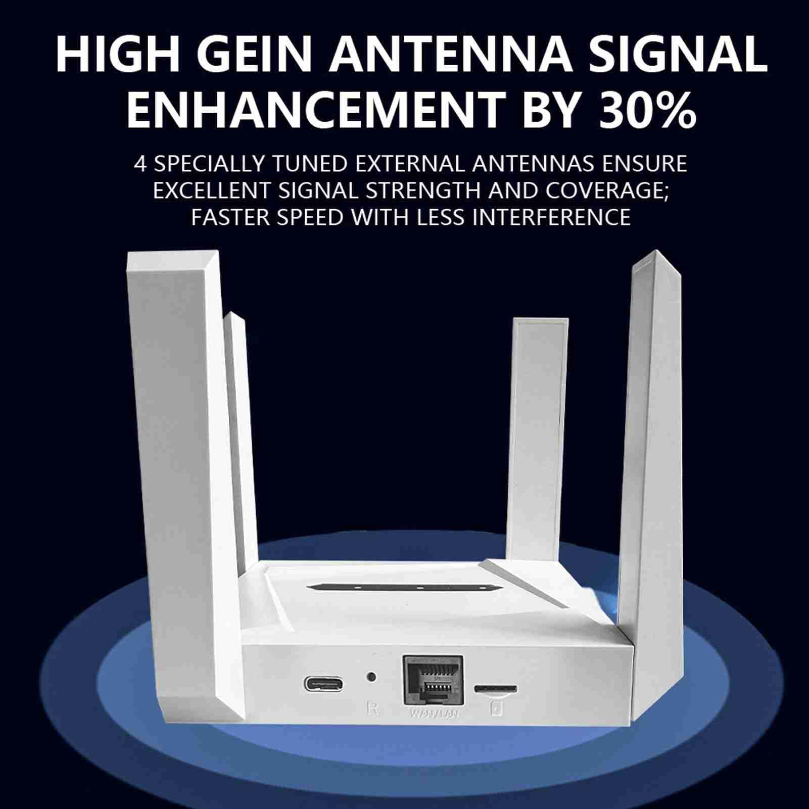 Alomejor Portable 4G LTE Wireless Router 300Mbps