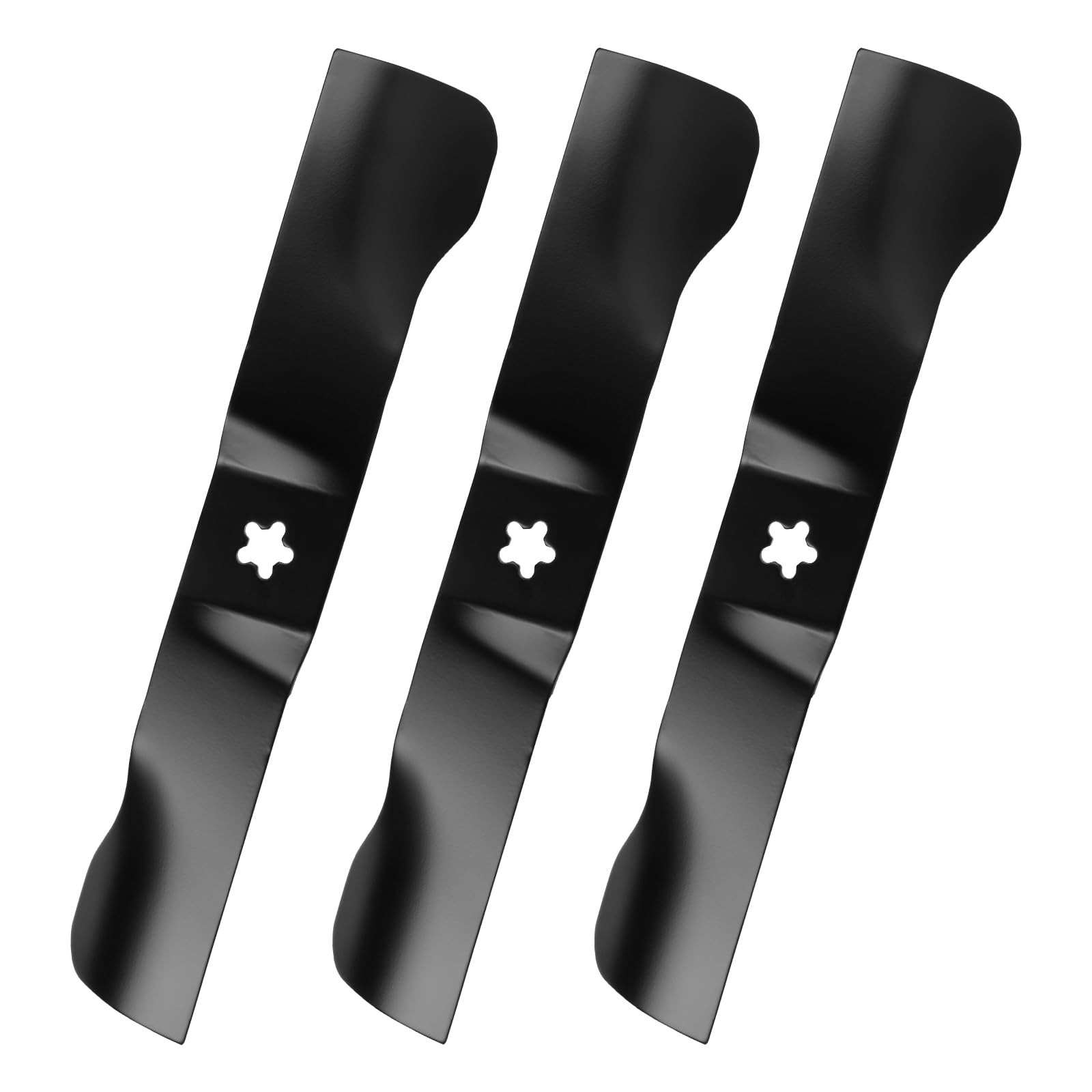 588811002 Blades Compatible with Hu sqvarna Z248F TS248TD TS348 Red Max RZT48 YT2348F YT2448F for 48 Inch Mower Deck, 3 Pack (High Lift)