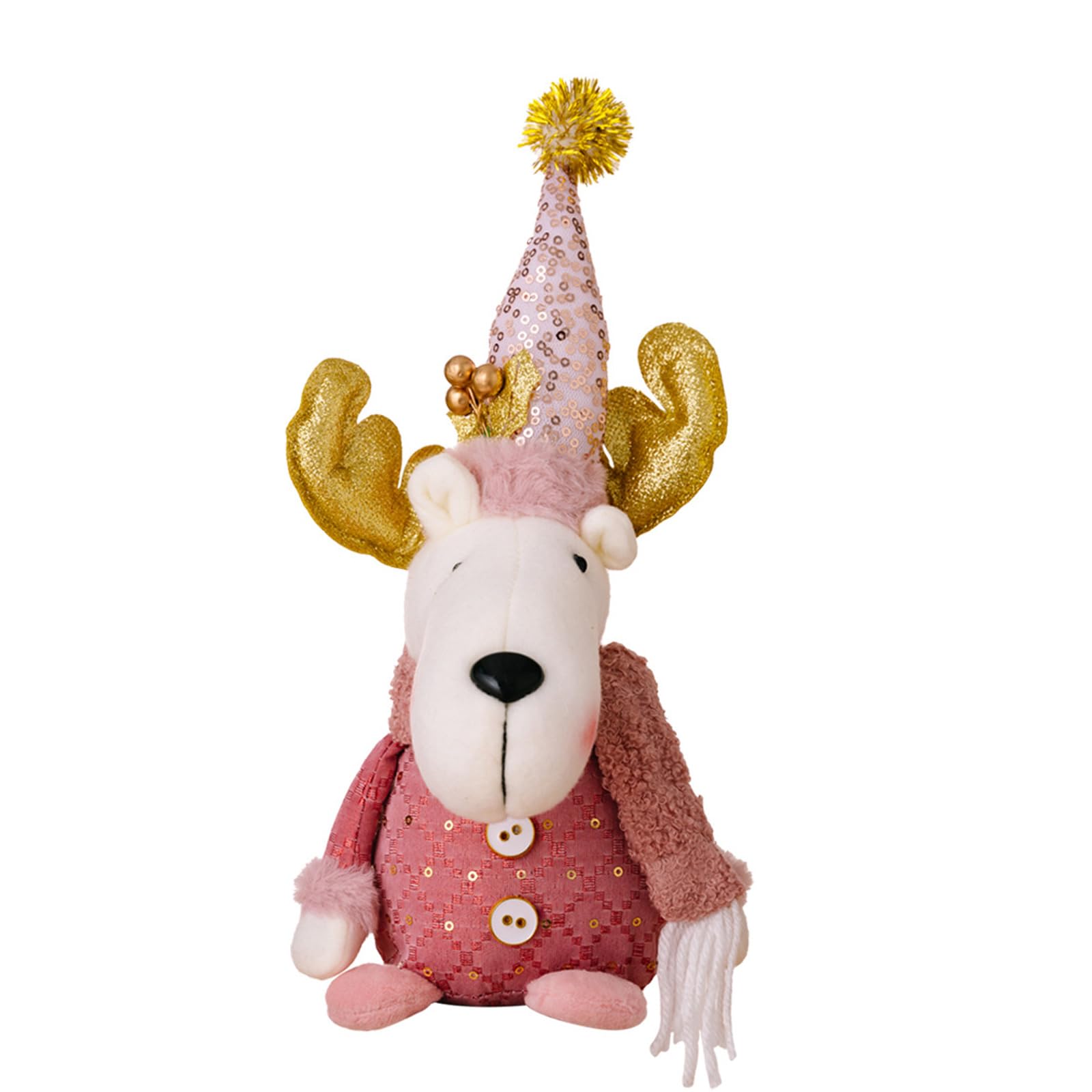 Elnwnnkc Elk Large Snowman Figurine Decoration Stylish Tree Ornament Desktop Decoration Christmas Decors For Home And Window Large Size Christmas Decors