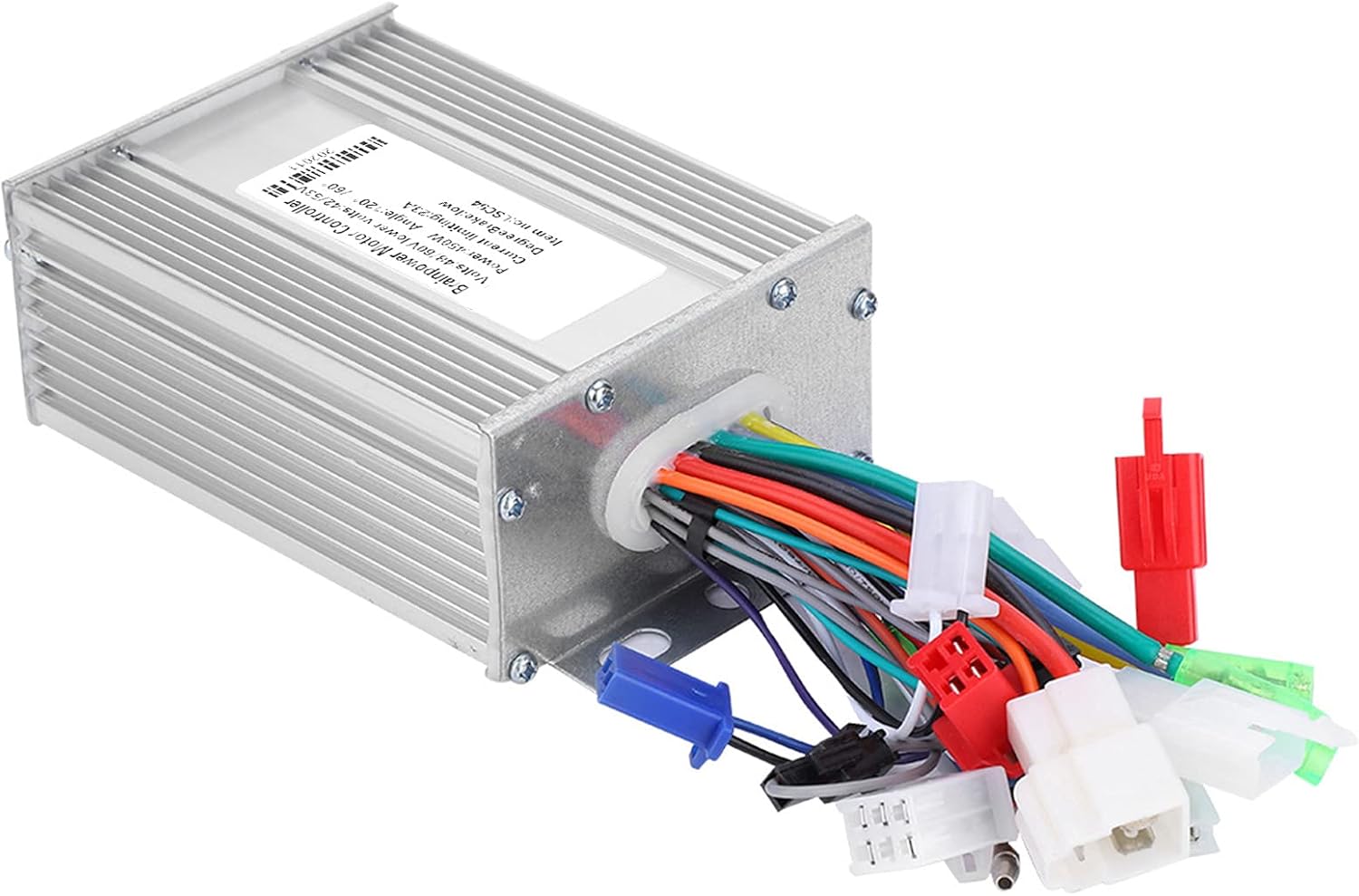 Demeras Brushless Controller Aluminium Alloy Electric Brushless Sine Controller Box Accessory for Electric Scooter E-Bike(48V/60V)