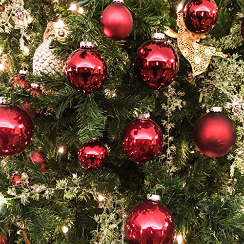 Weihnachtskugeln Taeku Baumschmuck 36 Stück in Rot