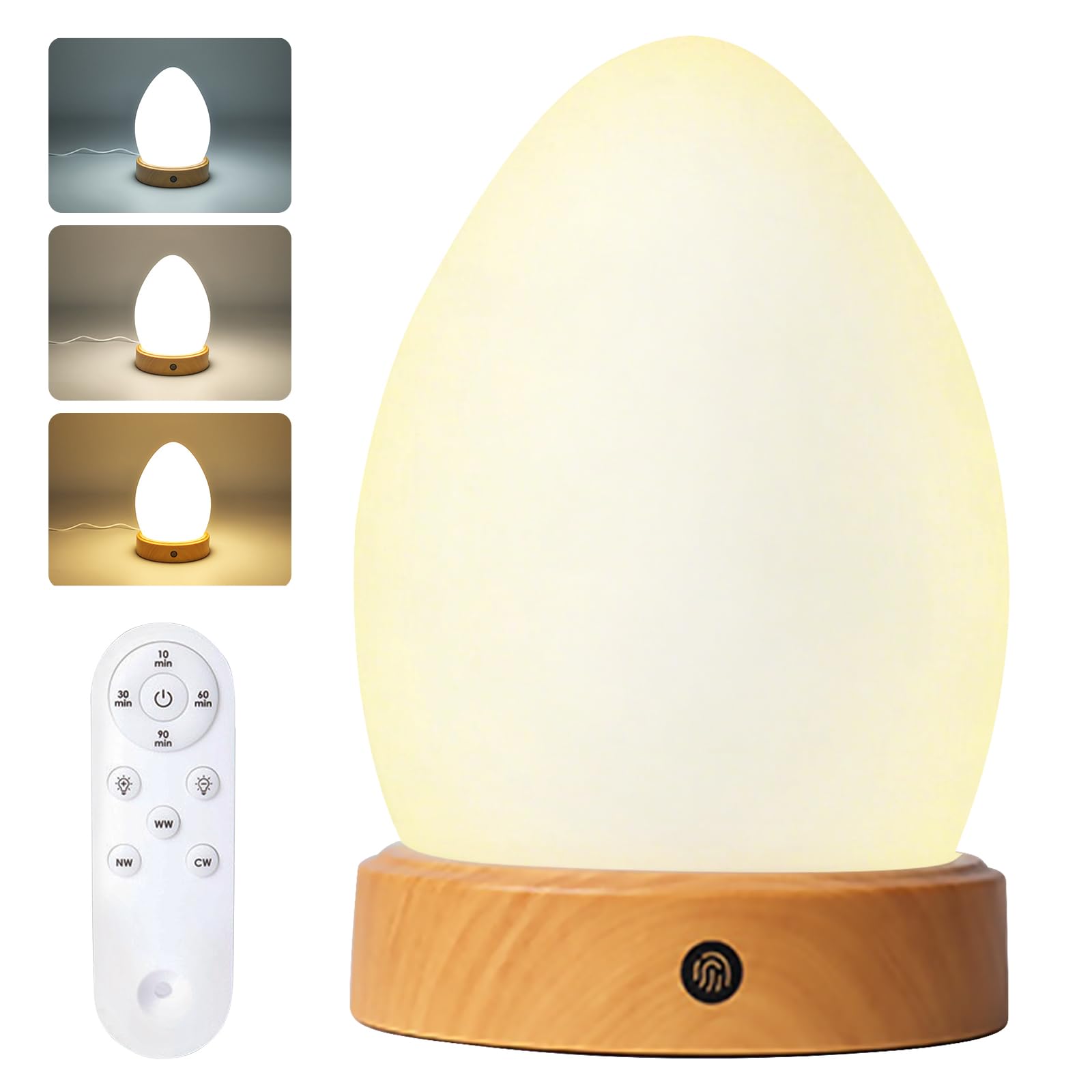 PORFOYO Tageslichtlampe 20000Lux Lichttherapielampe mit 3 Farbtemperaturen, 5 Helligkeitsstufen, Fernsteuerung & Timer, Sonnenlicht Simulation für Büro, Schlafzimmer und Homeoffice