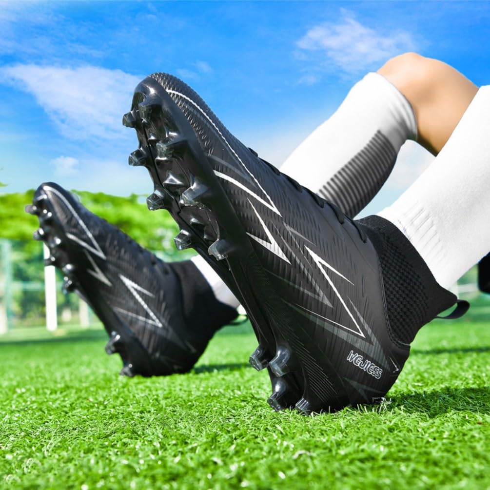 Fußballschuhe Herren High Top Professionelle Fussballschuhe Jugendliche Athletics Trainingsschuhe Outdoor Sport Kunstrasen Football Schuhe Fußball Stiefel