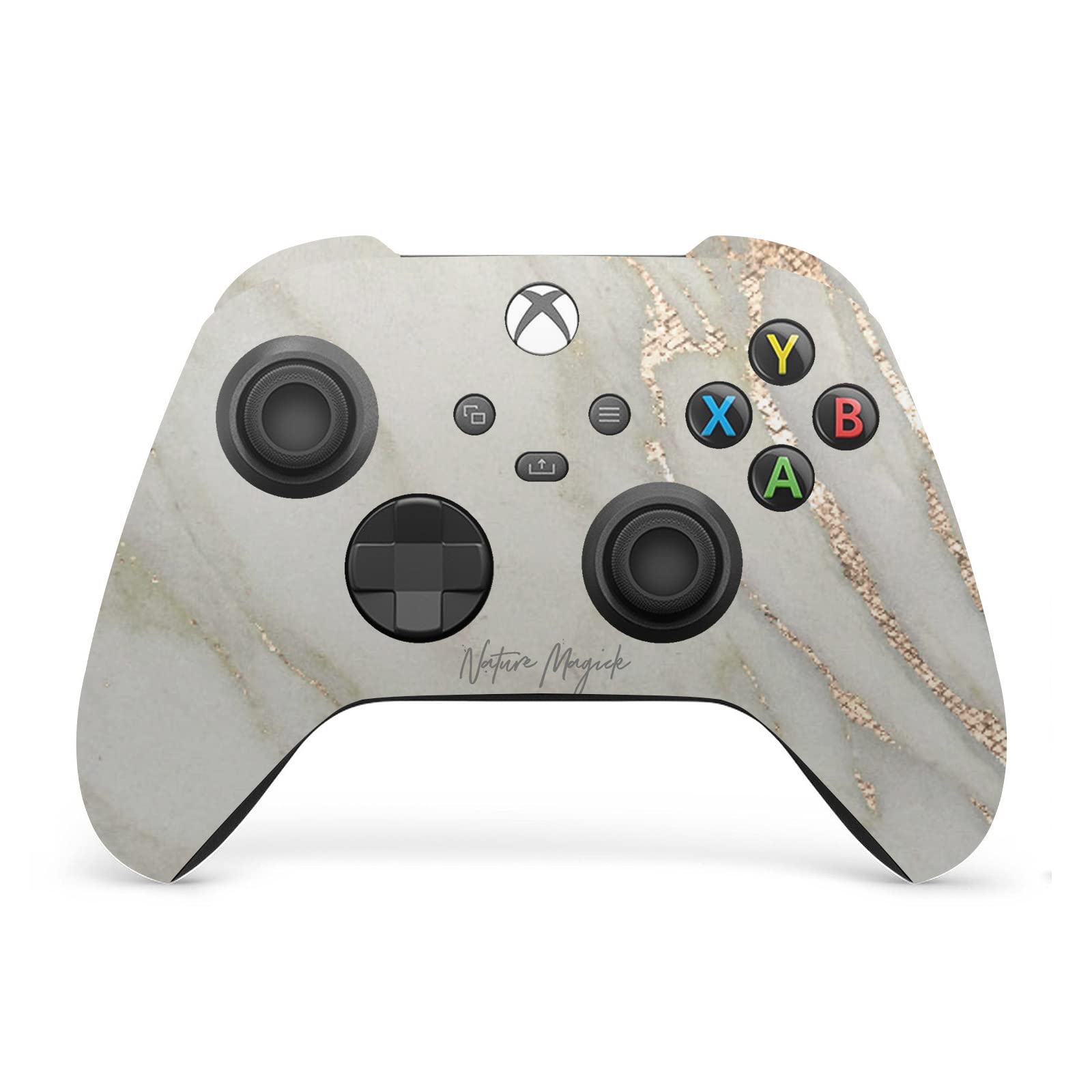 Head Case Designs Offizielle Nature Magick Gold Kunst Mix Vinyl Haut Gaming Aufkleber Abziehbild Abdeckung kompatibel mit Xbox Series X Console and Controller Bundle