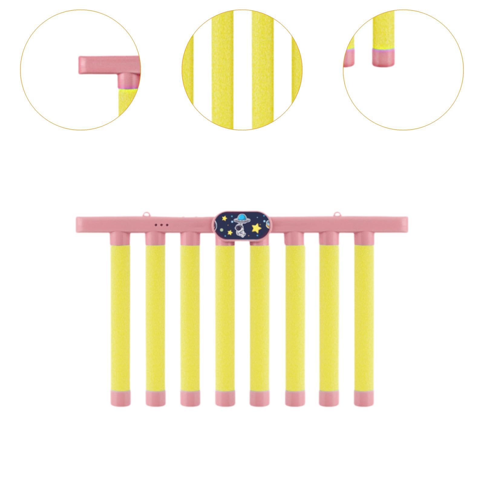 Stöckchenfangspiel, Fallende Stöcke, Pädagogisches Lernspielzeug, Lustiges Reaktionstrainingsspielzeug, Hand Augen Koordinationsspiel für Kinder, Rosa